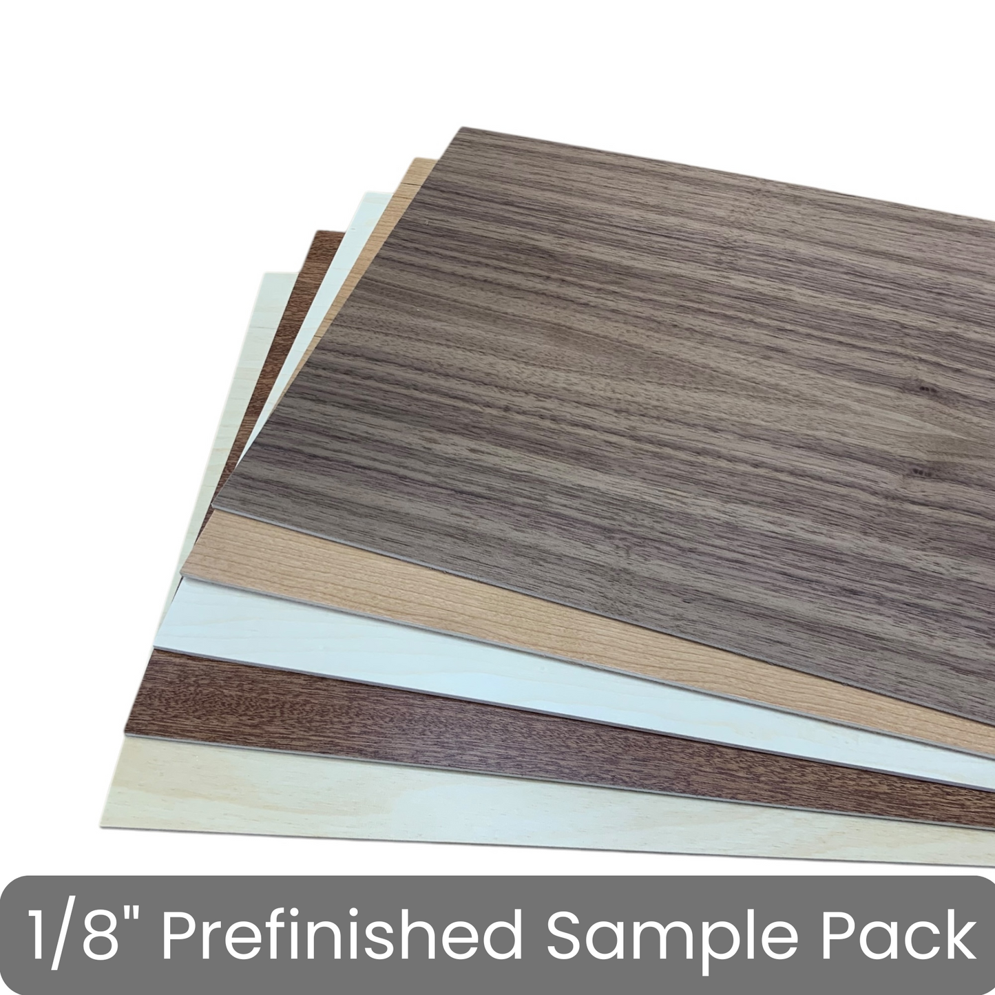1/8" Prefinished Sample Pack - 11.75"x19"