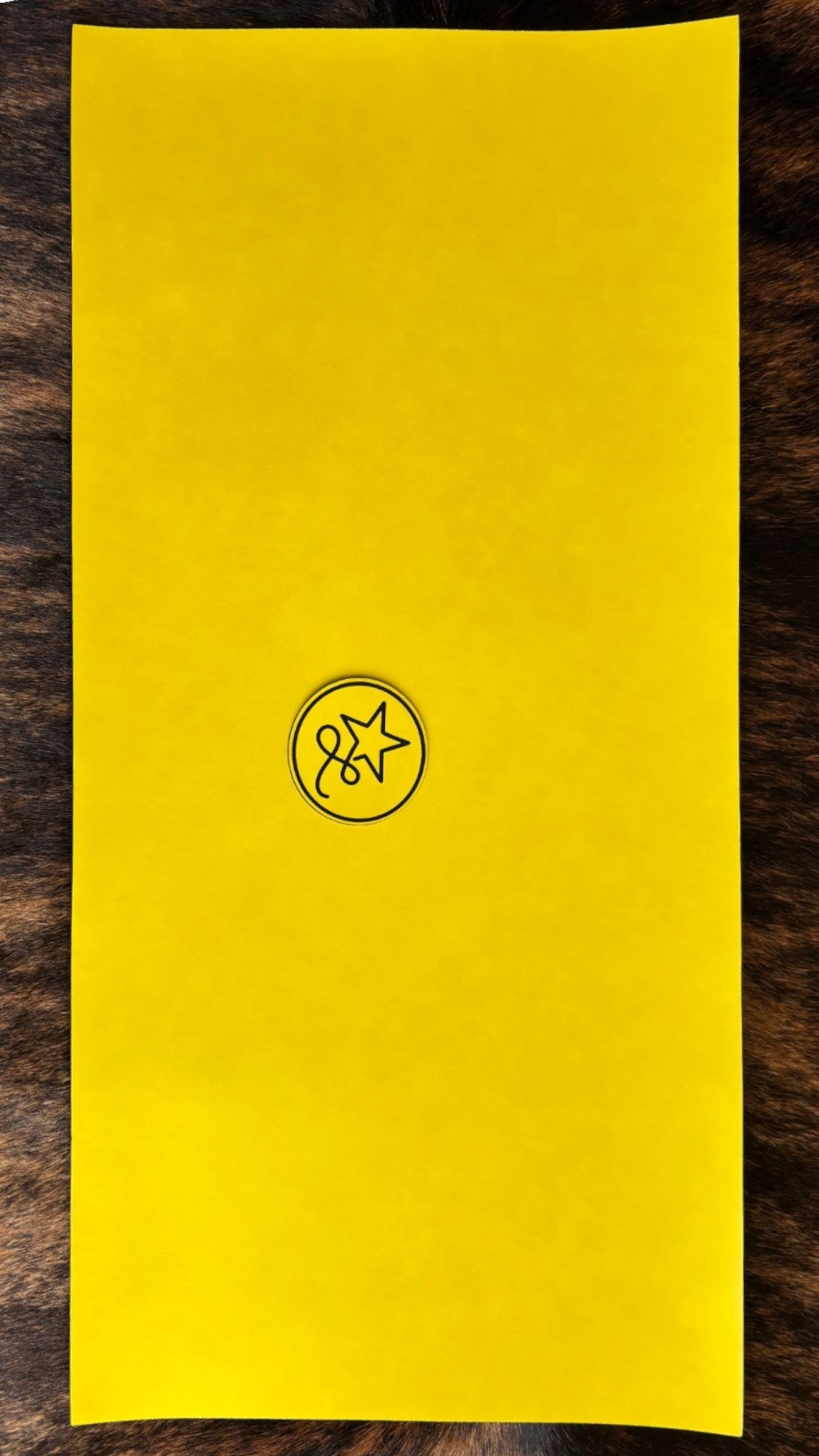 Heritage Collection: Yellow / Black Durra-Bull Premium Leatherette® Sheets (12x24)