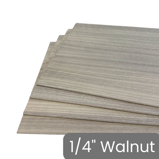 1/4" Walnut Plywood