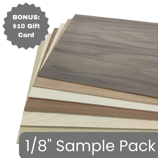 1/8" Sample Pack - 11.75"x19"