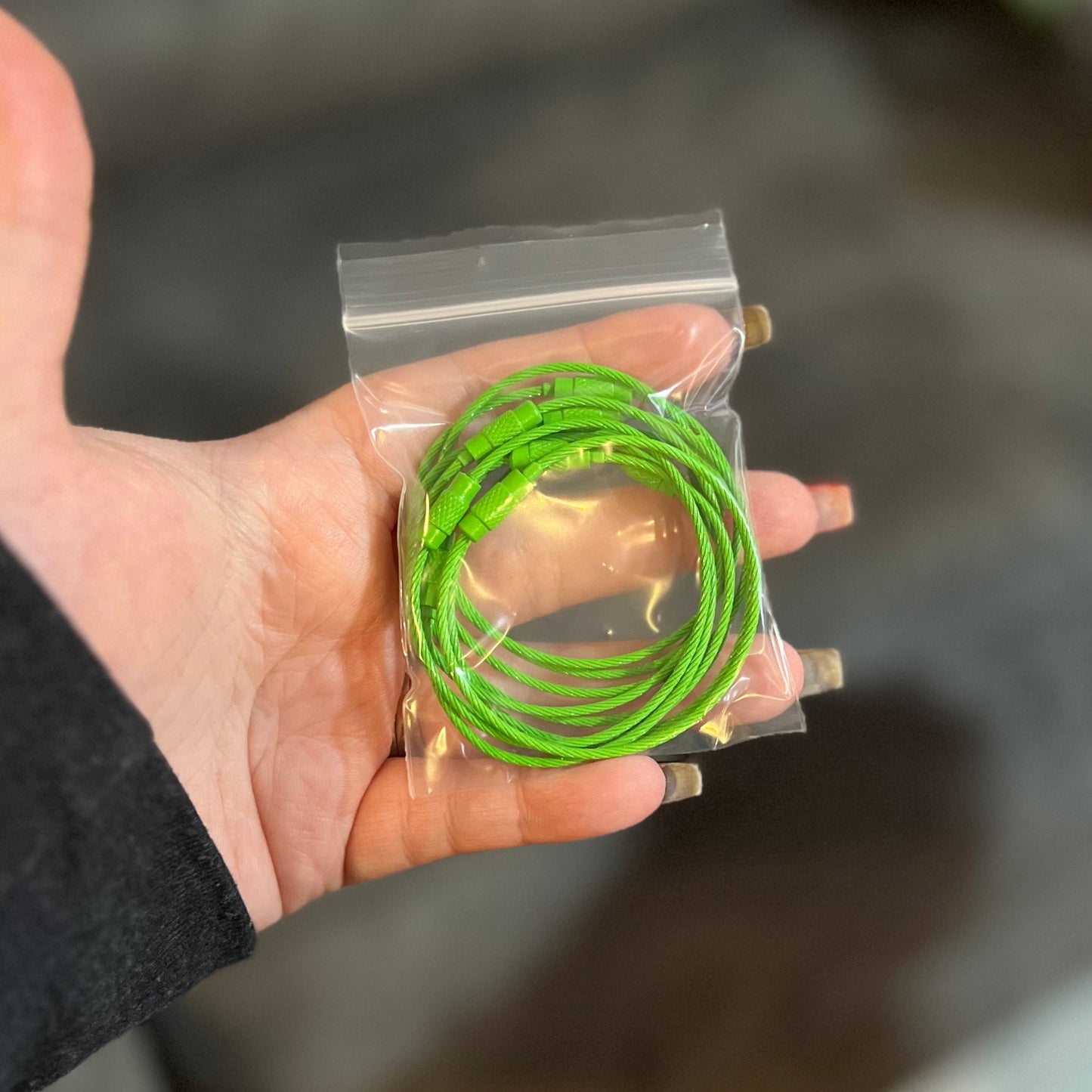 Wire Cable Keychain Thingie