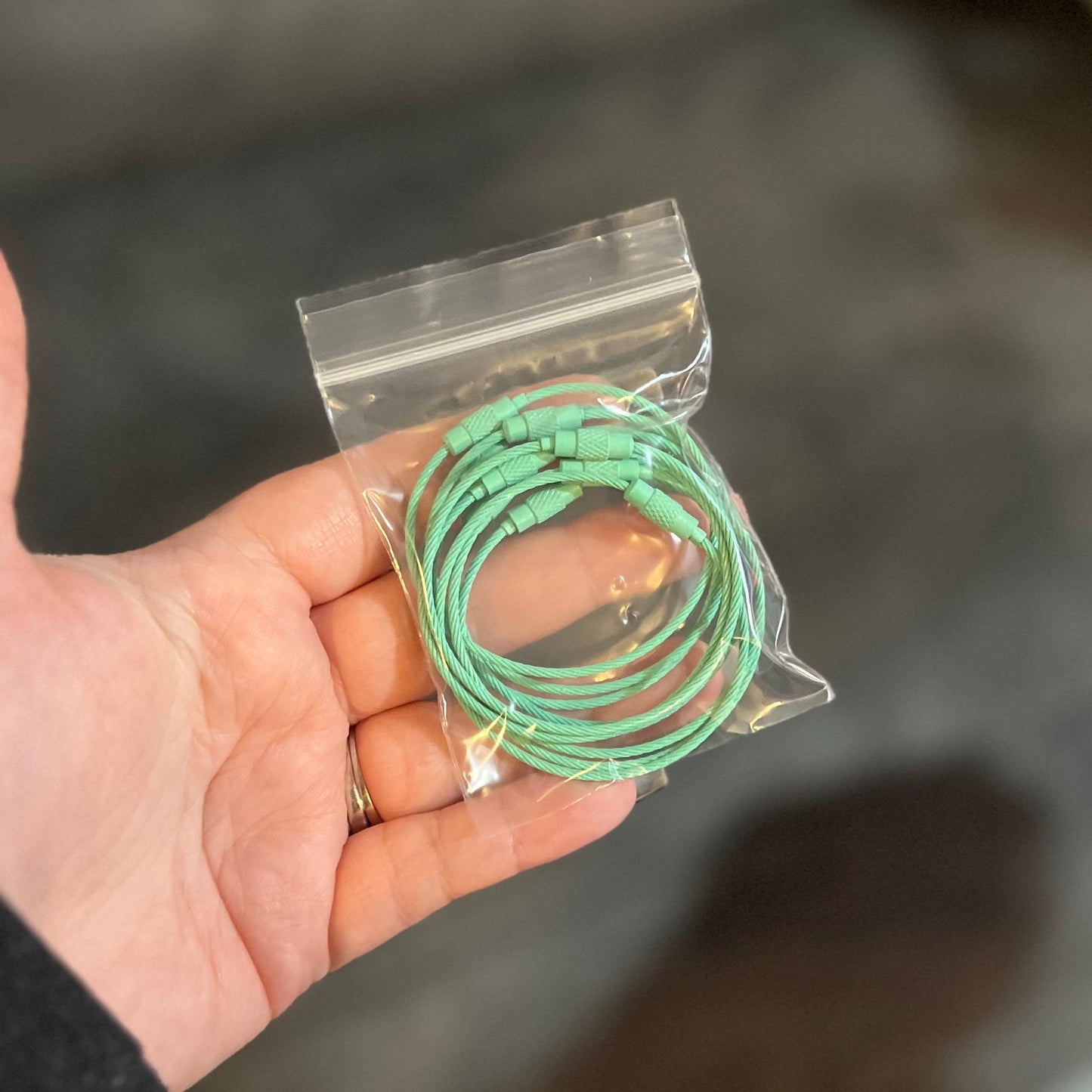 Wire Cable Keychain Thingie