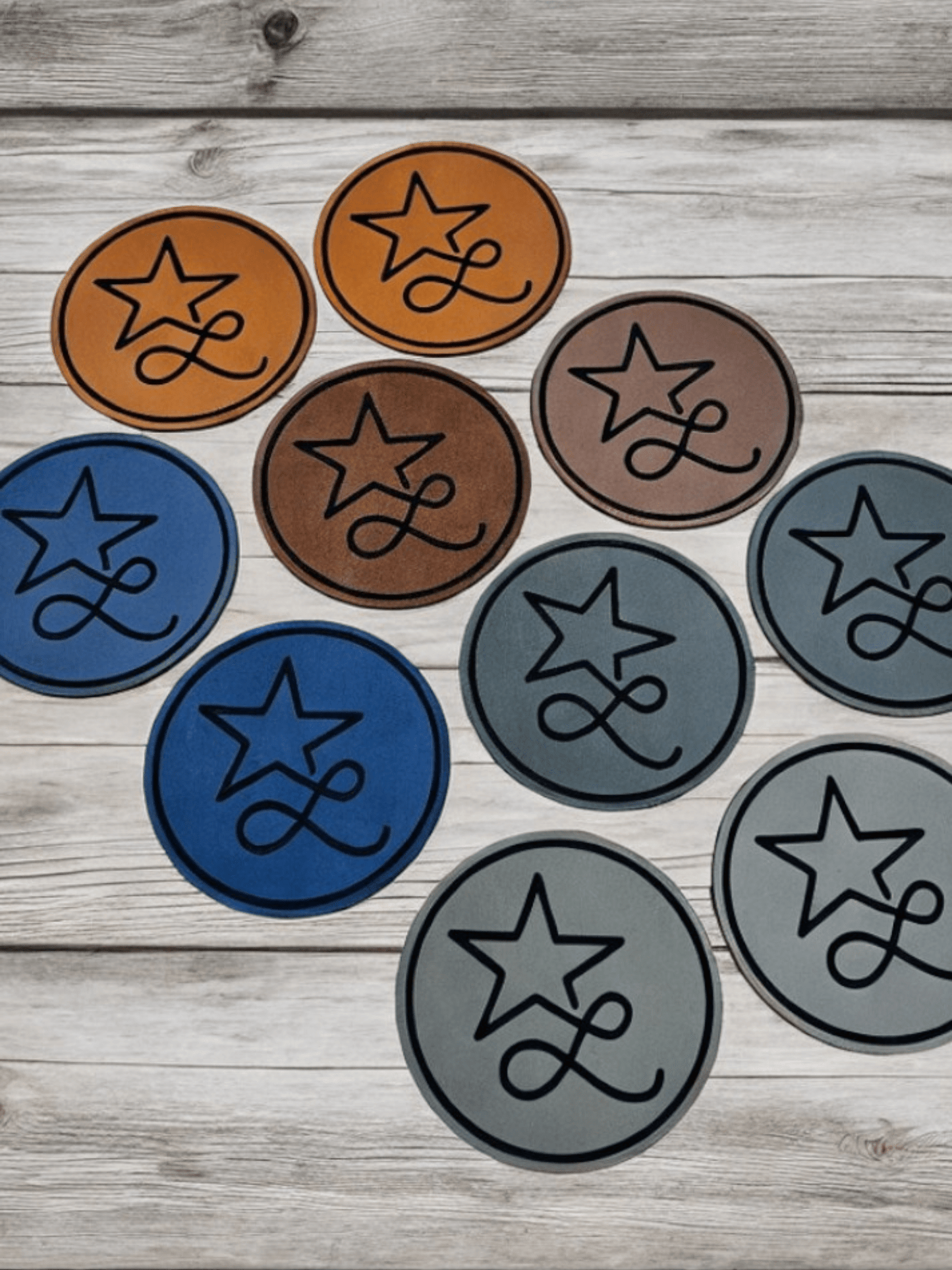 Heritage Collection: Charcoal Durra-Bull Premium Leatherette® Sheets (12x24)