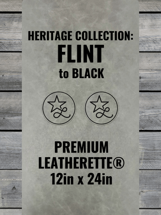 Heritage Collection: Flint Durra-Bull Premium Leatherette® Sheets (12x24)