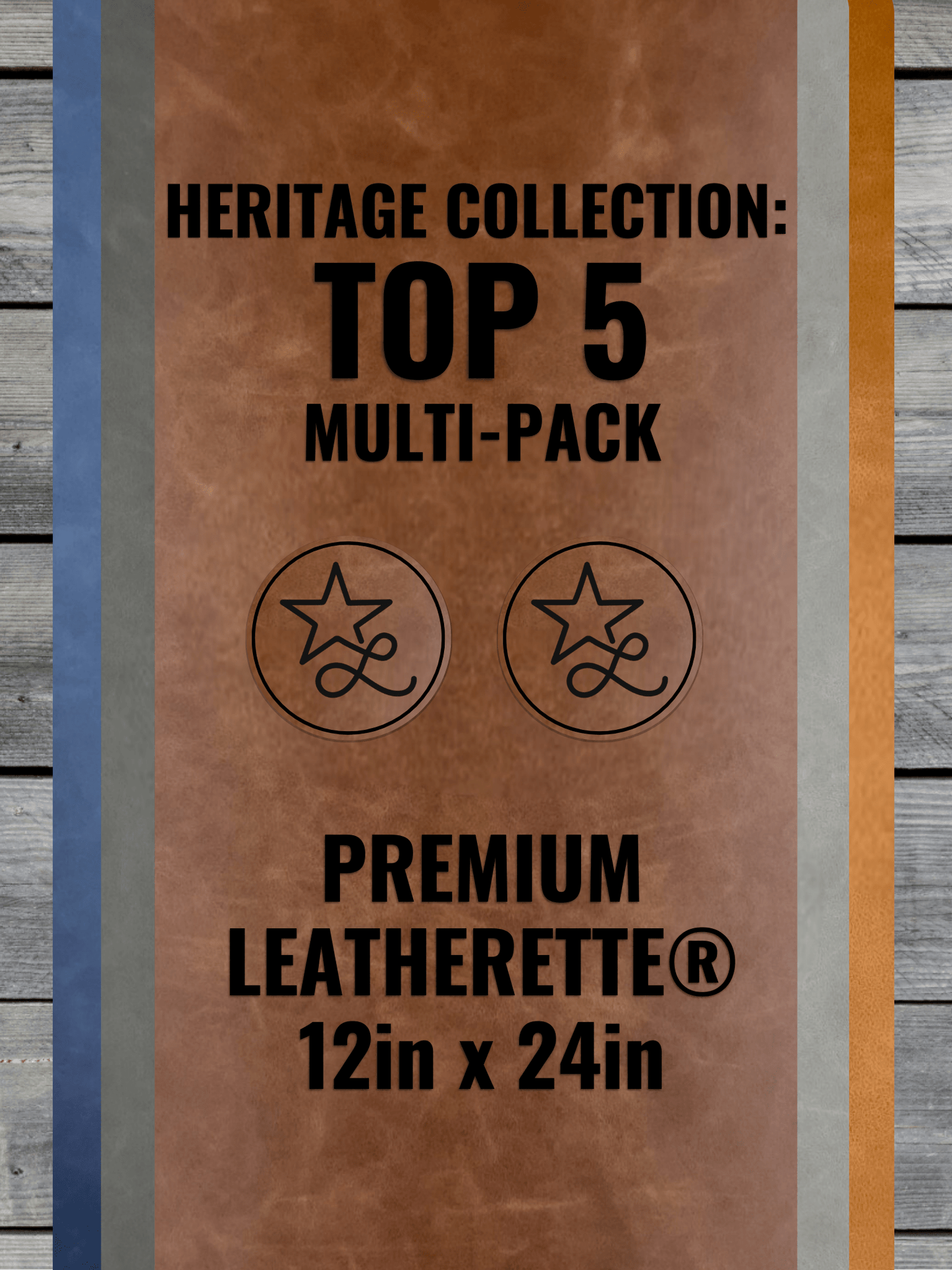 Heritage Collection: Multi-Pack Durra-Bull Premium Leatherette® Sheets (12x24)