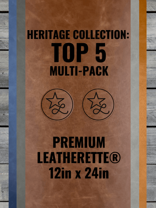 Heritage Collection: Multi-Pack Durra-Bull Premium Leatherette® Sheets (12x24)